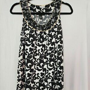 Beautiful Black and White Inc Shirt Like New  MP